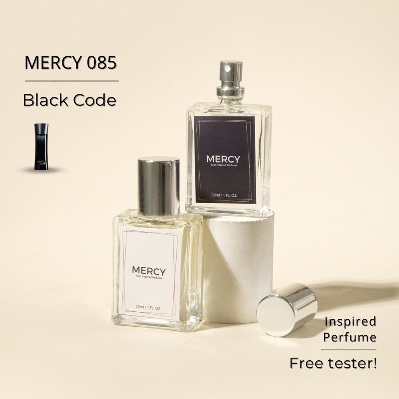 [ MERCY ] Black Code Inspired Perfume Armani dupe Parfum Original Parfume Pria