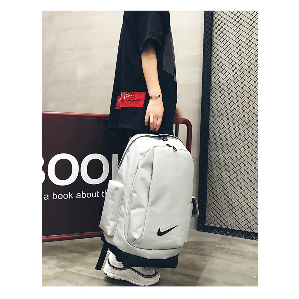 nike elite backpack grey