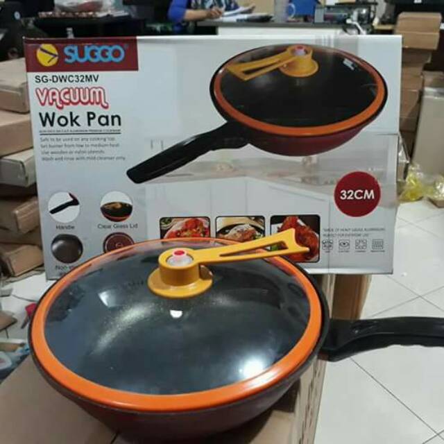 Suggo Vacuum Wok Pan Diameter 32cm