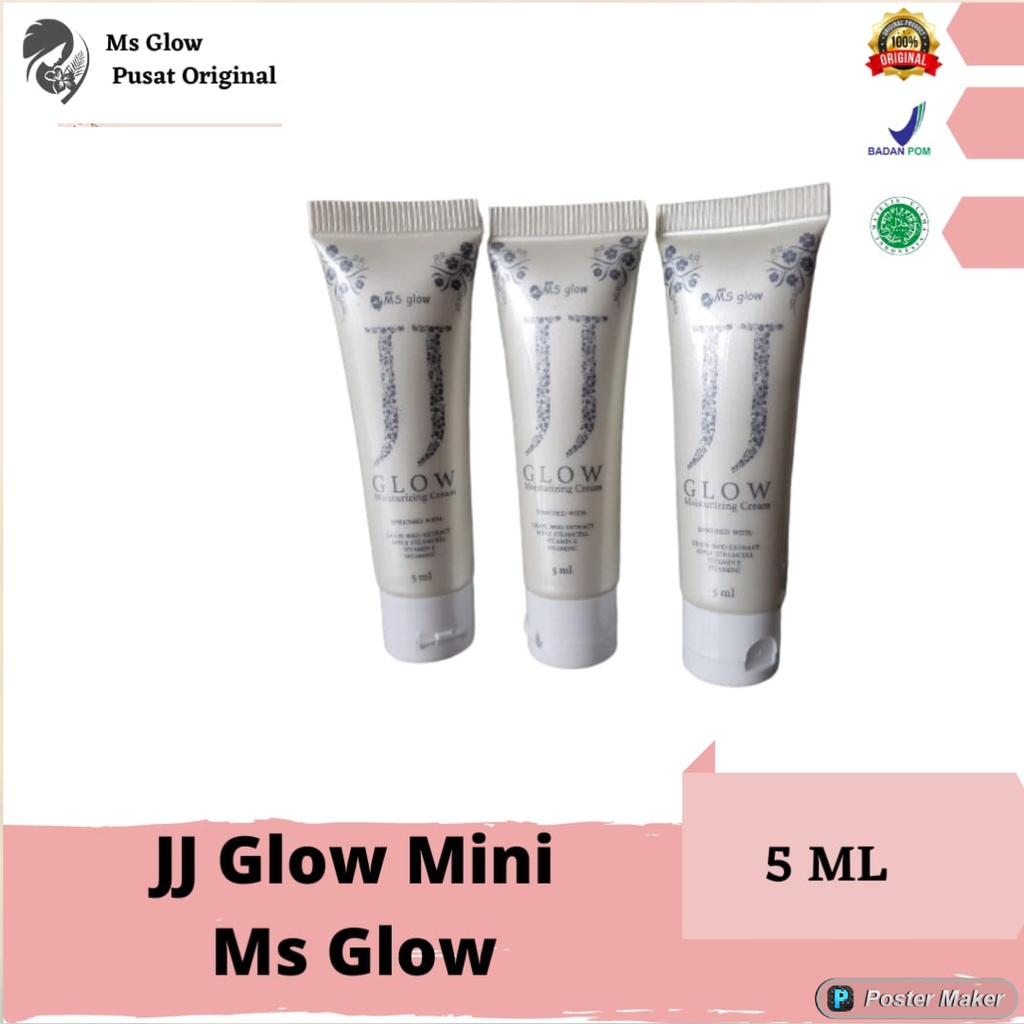 ORIGINAL JJ Glow Mini JJGlow travelsize JJ Glow Versi Hemat JJ Glow kecil siap kirim MS Glow Beauty