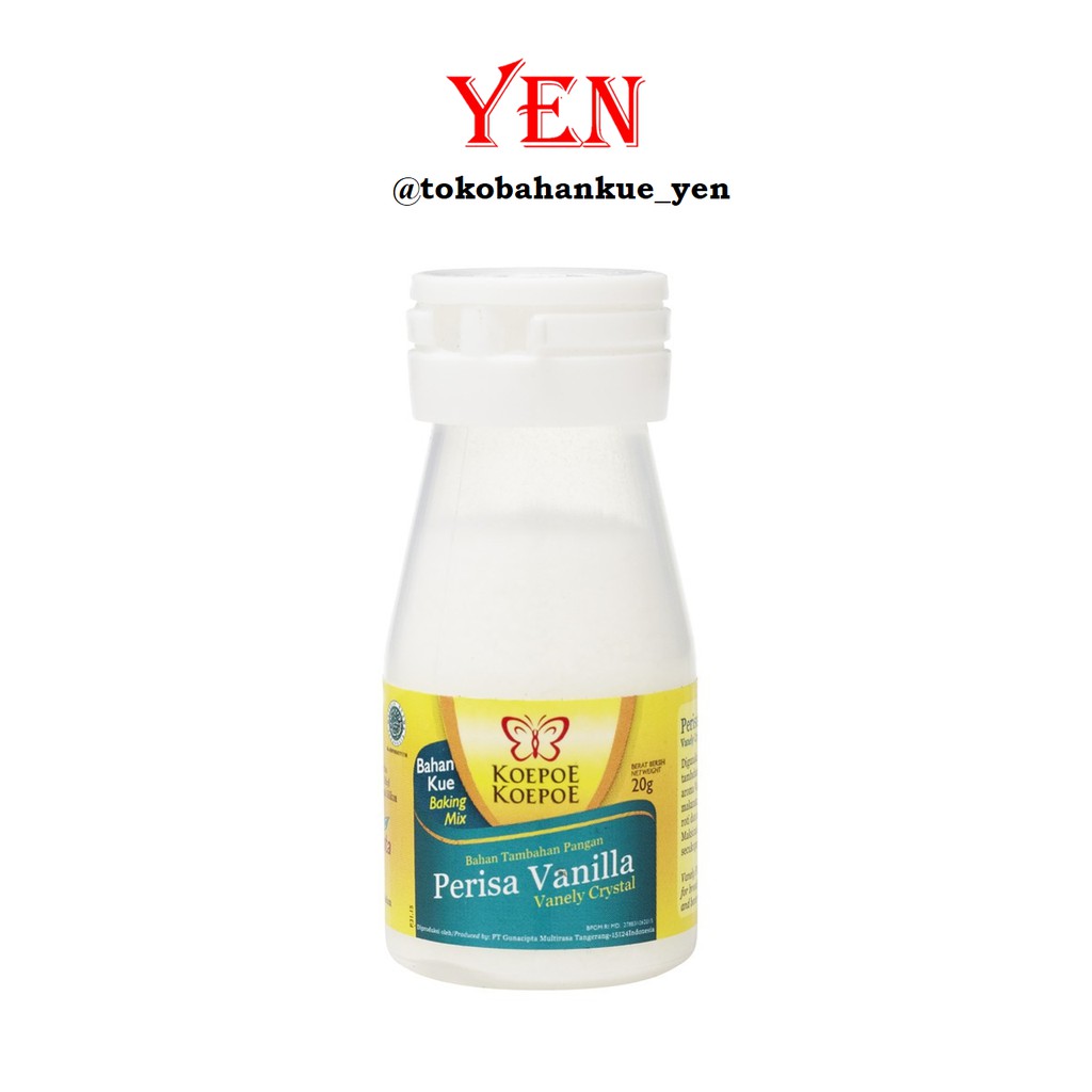 

Koepoe Koepoe (Kupu Kupu) Perisa Vanilla / Vanili Bubuk / Vaneli Crystal 20gr