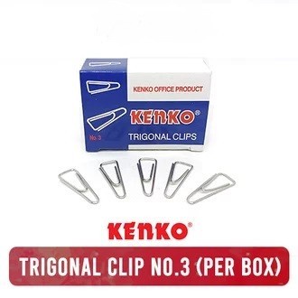 

SJS KENKO Paper clip No.3/ Jepitan Kertas/ Penjepit/ Aksesoris/ Klip