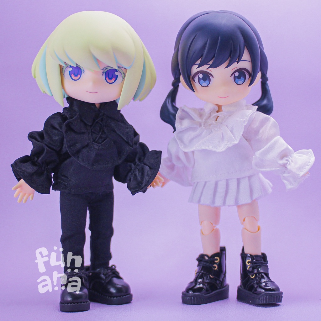 Baju Clothes Blouse Long Sleeves OB11 YMY Nendoroid Doll 1/12
