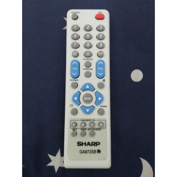 REMOT TV SHARP TABUNG GA872SB