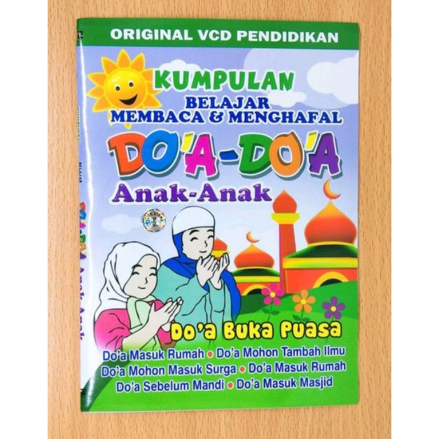 KASET VCD ORIGINAL VIDEO ANAK ANAK BELAJAR MEMBACA MENGHAFAL DOA DOA