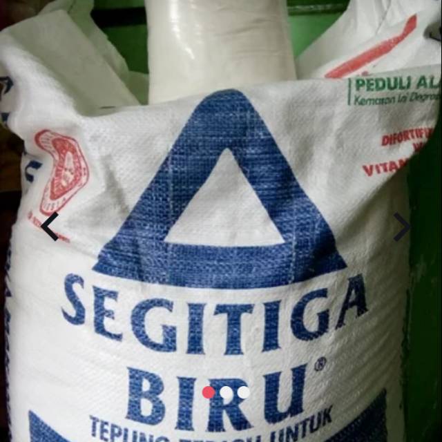 

Terigu segitiga kemasan plastik biasa