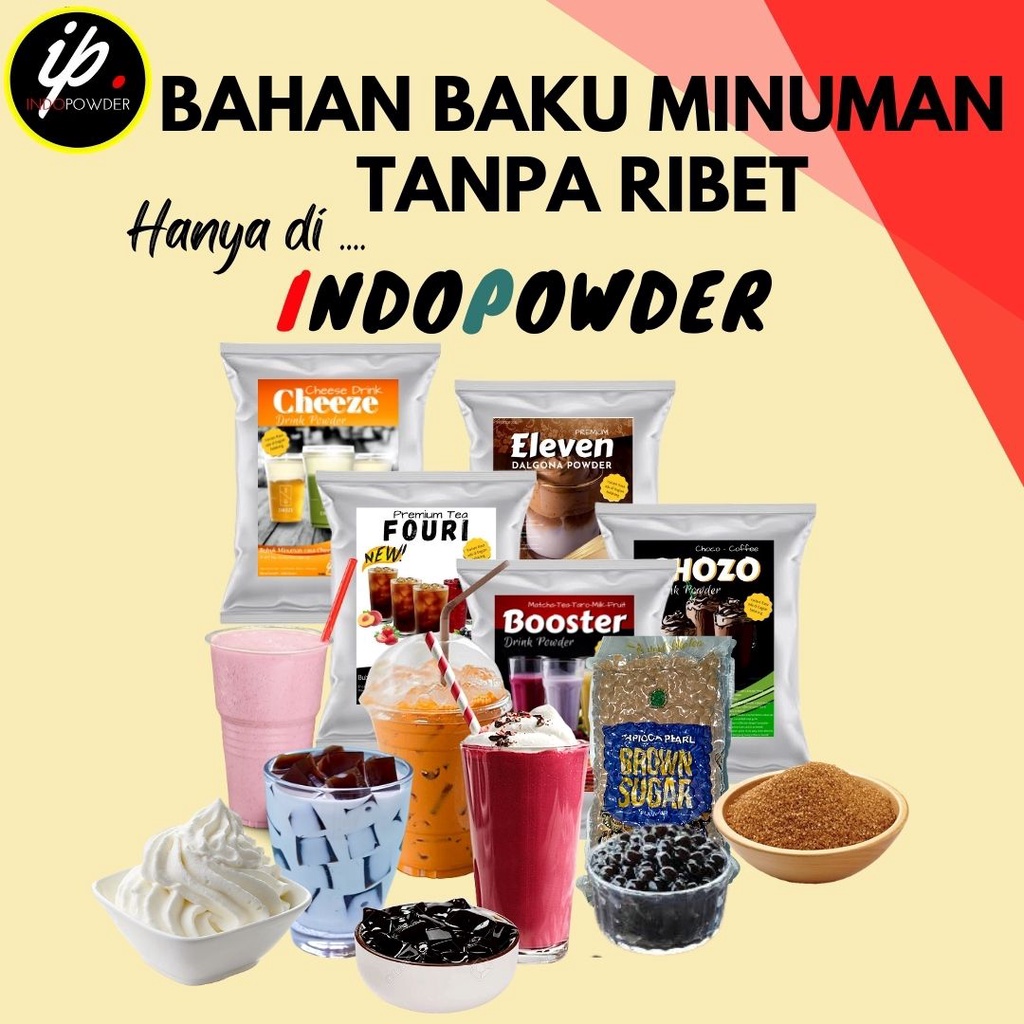 BUBUK MINUMAN ANEKA RASA 1Kg Serbuk Minuman 1Kg Bubuk Minuman - Indopowder