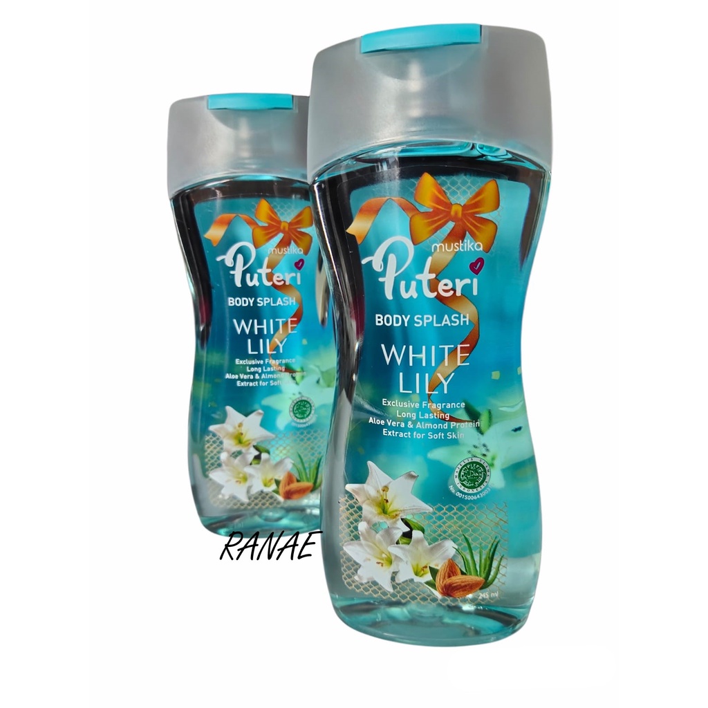 245ml Mustika Puteri Body Splash - Parfum Wanita Tahan Lama