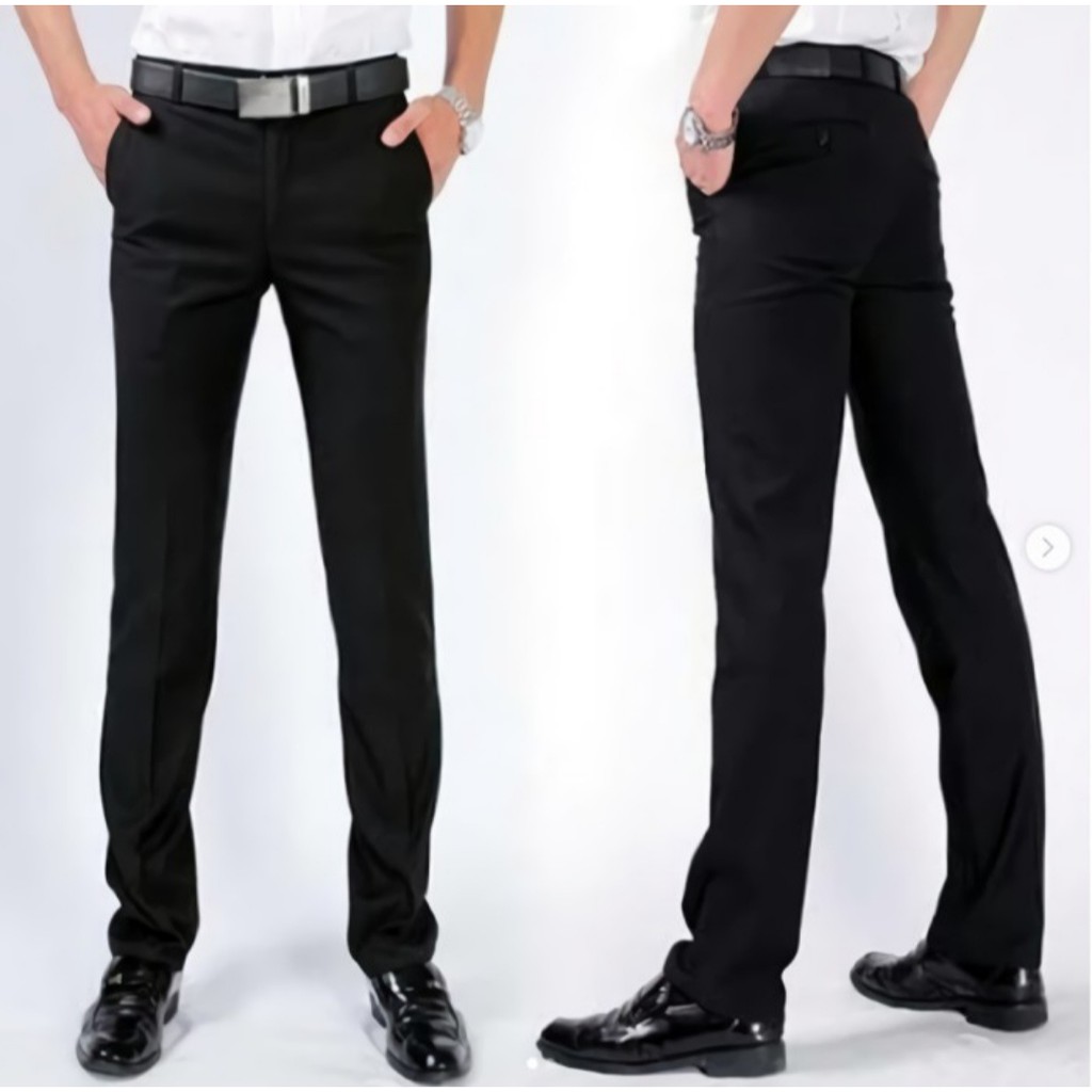 Termurah celana kantor kerja bahan kain slimfit ukuran 27 - 42