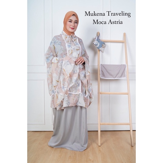 Mukena Travelling 2in1 /Mukena Dewasa Resleting Premium