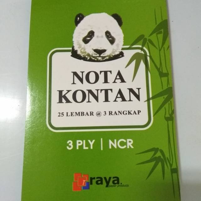 

Nota kontan NCR kecil 3 ply Ecer