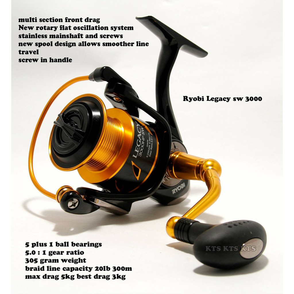 Reel Ryobi Legacy 3000 SW Power Handel Tahun 2020
