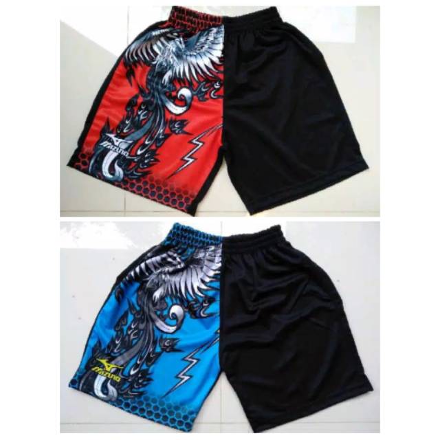 Celana volly/voli mizuno printing samping motif