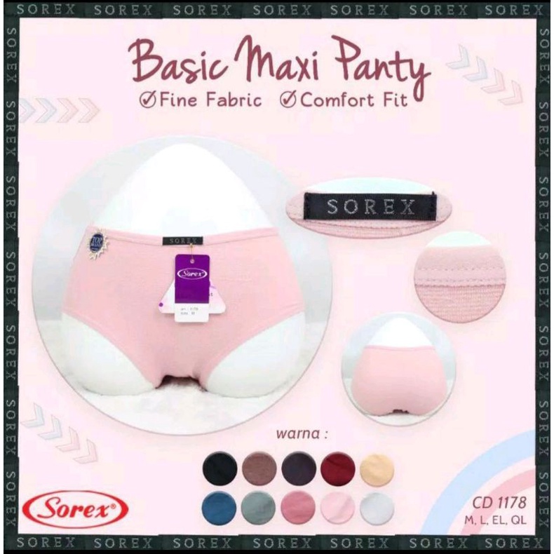 Celana Dalam Sorex 1178/celana dalam wanita Sorex