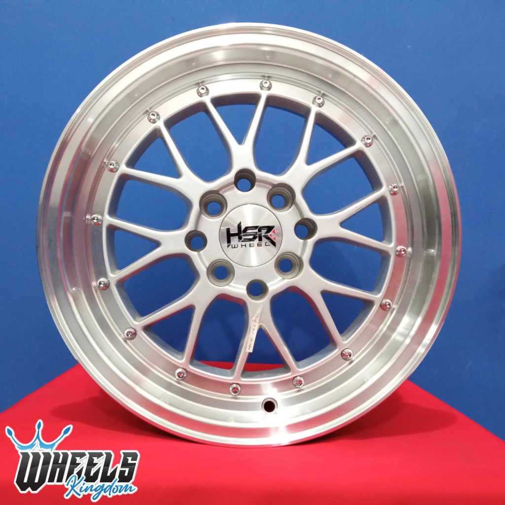 Velg mobil R15 LEMANS HSR Grats ongkir wilayah surabaya R15X7 H8X100-114,3 ET38 SML