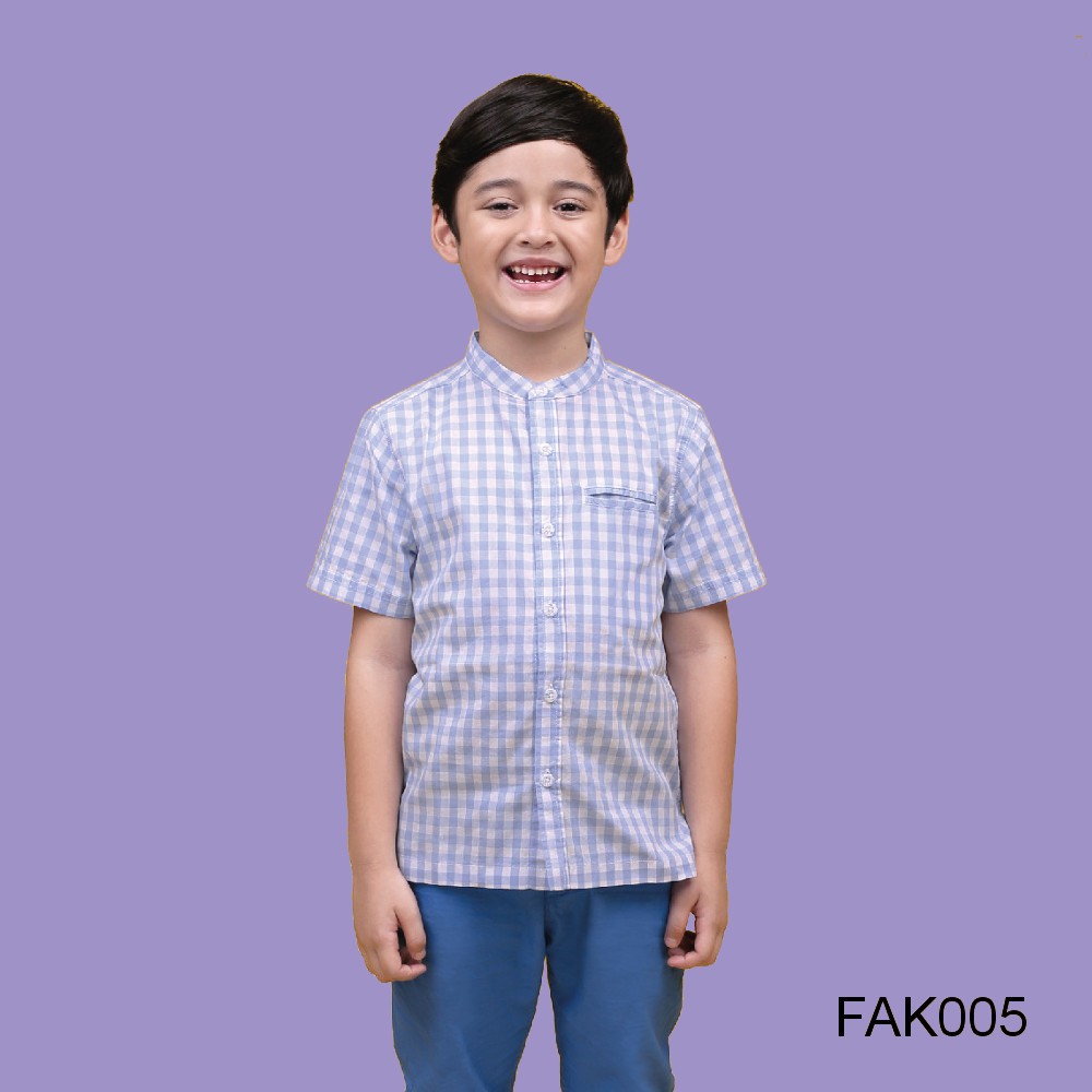 Size S - Baju Koko Anak Afrakids - Baju Muslim Anak Laki-Laki