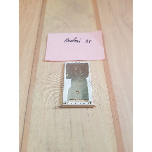SPAREPART HP ORI COPOTAN SIM TRAY SLOT TEMPAT KARTU SIM CARD XIAOMI XIOMI REDMI 3S
