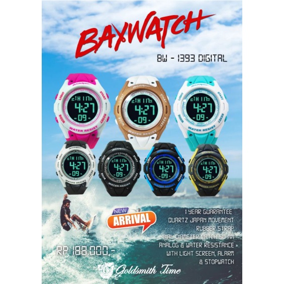 Jam Tangan Baywatch 1393 Digital