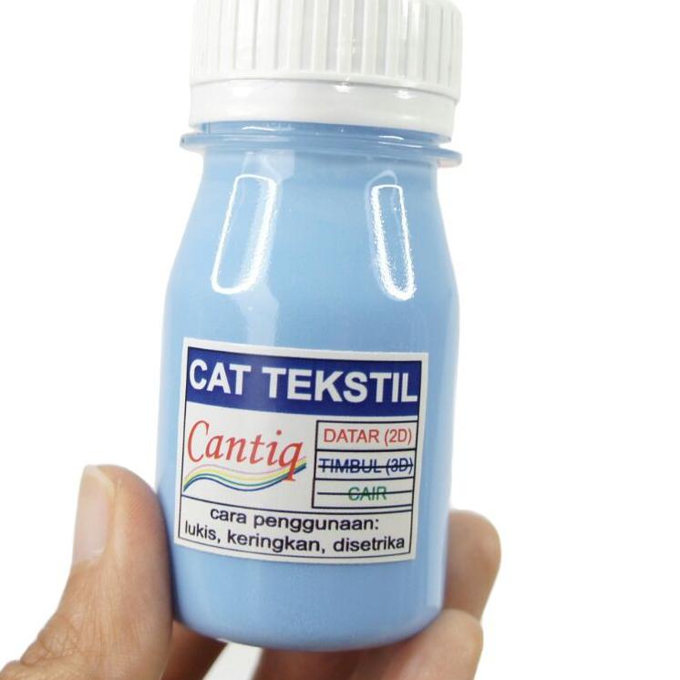 

3.3 MALL Cat Kain Cantiq (40ml) Premium Tekstil Textile paint Fabric colour Waterbased Baju Kaos Jeans Suede Sutra Sol Sepatu Midsole Kanvas Tas Topi Kulit Vinyl Kaca Lukis Repaint Tiedye Ombre Semprot Spray Cair Timbul Permanen Waterproof Awet Anti luntu