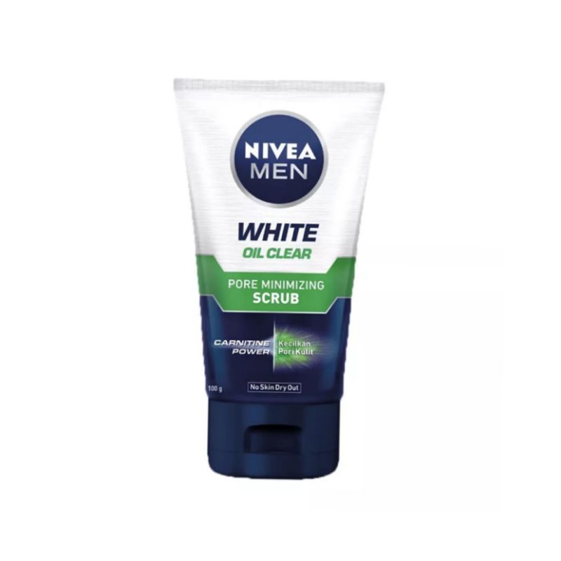 NIVEA Men White Oil Clear / Extra White Facial Scrub 100ml