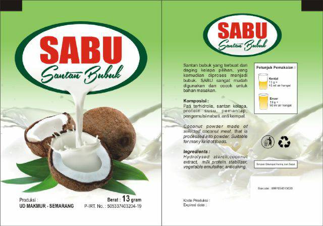 

Santan bubuk @1000