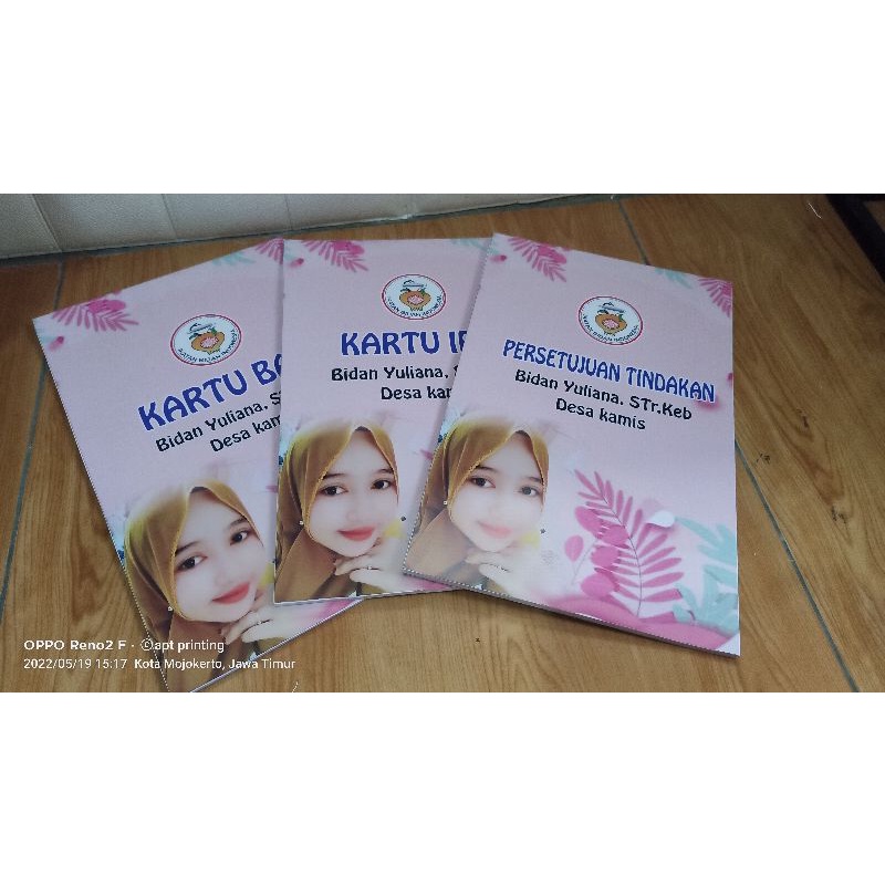 Buku Admin kebidanan custum COVER UKURAN FOLIO