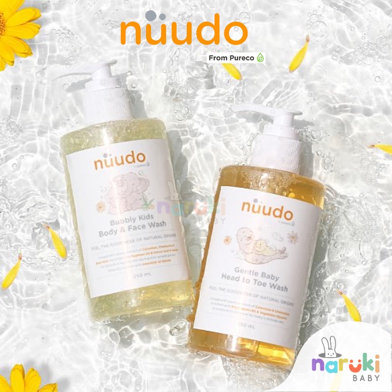 Nuudo Baby Head To Toe / Bubbly Kids Body &amp; Face Wash 250ml by Pureco