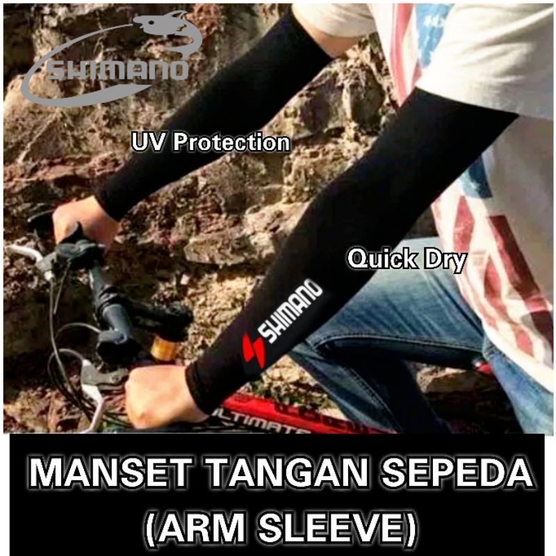 Arm sleeve sepeda arm Warmer sepeda manset lengan mancing UV protection Dekker lengan olahraga