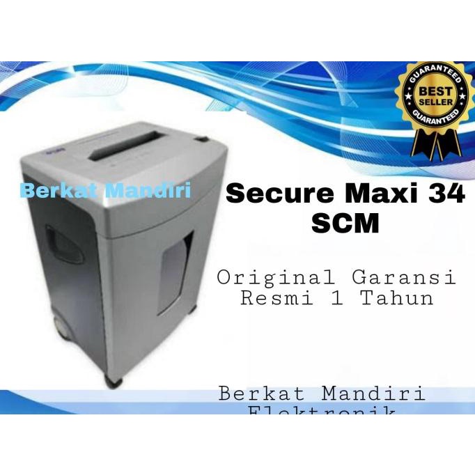 

Mesin Penghancur Kertas Secure Maxi 34SCM