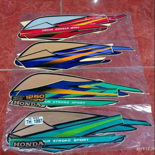 Striping honda gl max 1997