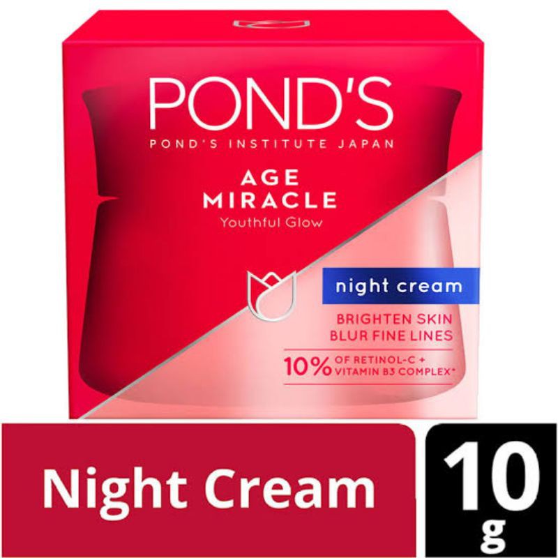 Ponds Age Miracle Cream 10 Gr Day Night ORIGINAL-BPOM