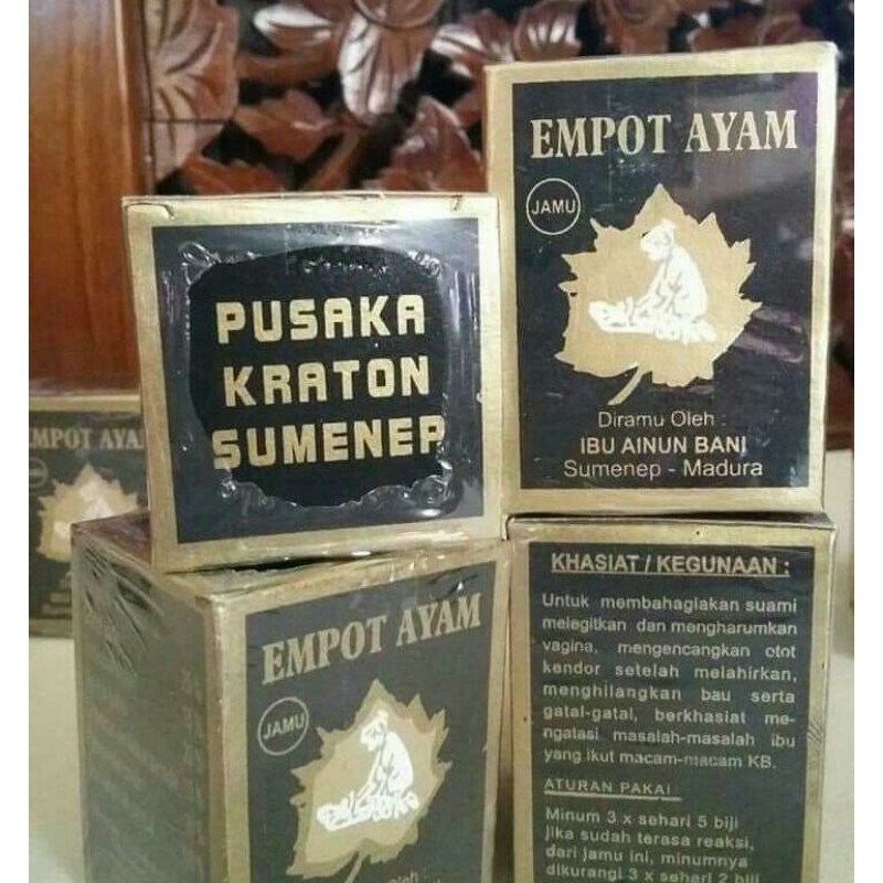 

Empot ayam pusaka keraton Sumenep