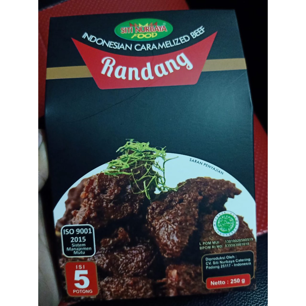 

Rendang basah padang asli masakan kampuang 250 gr