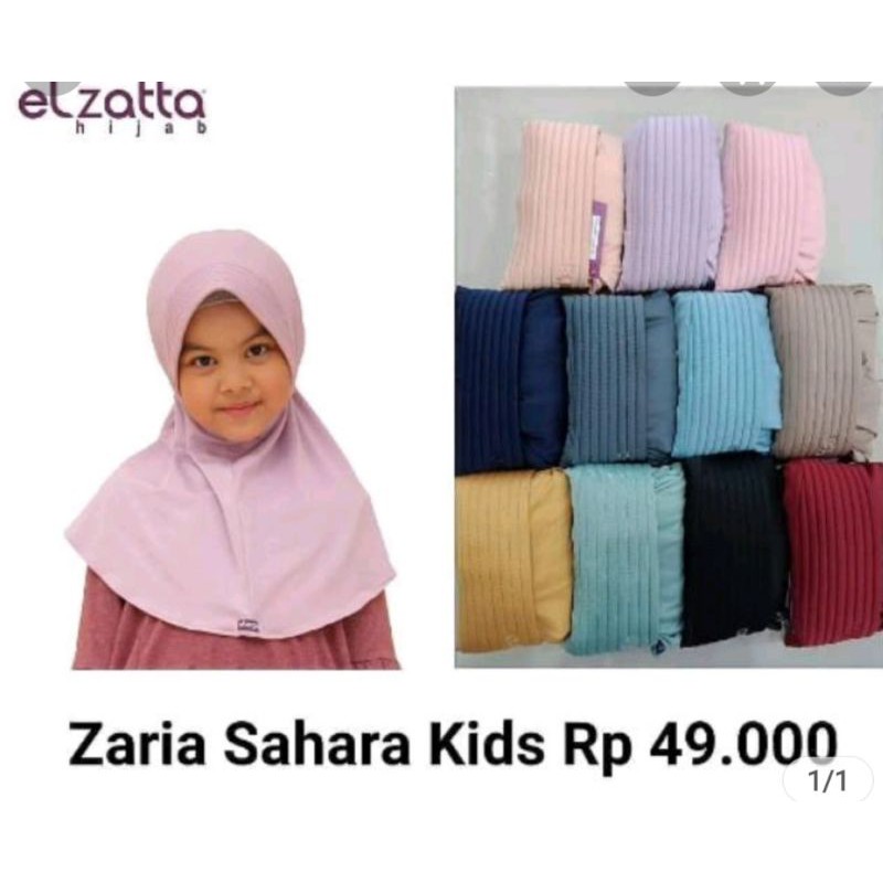 bergo anak elzatta- zaria sahara kids