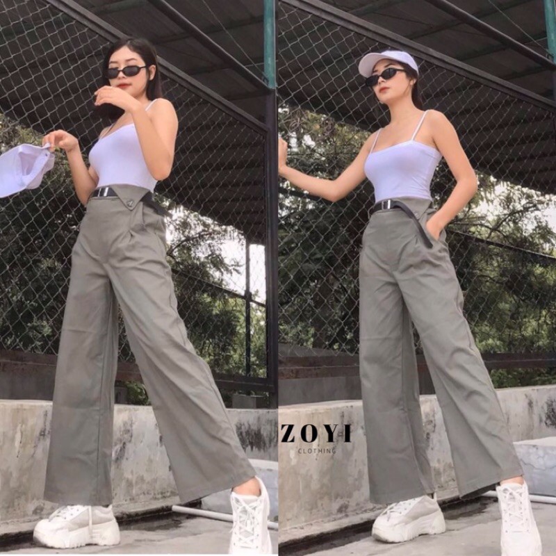 Celana Katun Wanita Stretch | Celana Kulot Katun | Celana Katun Import | Celana Casual Katun