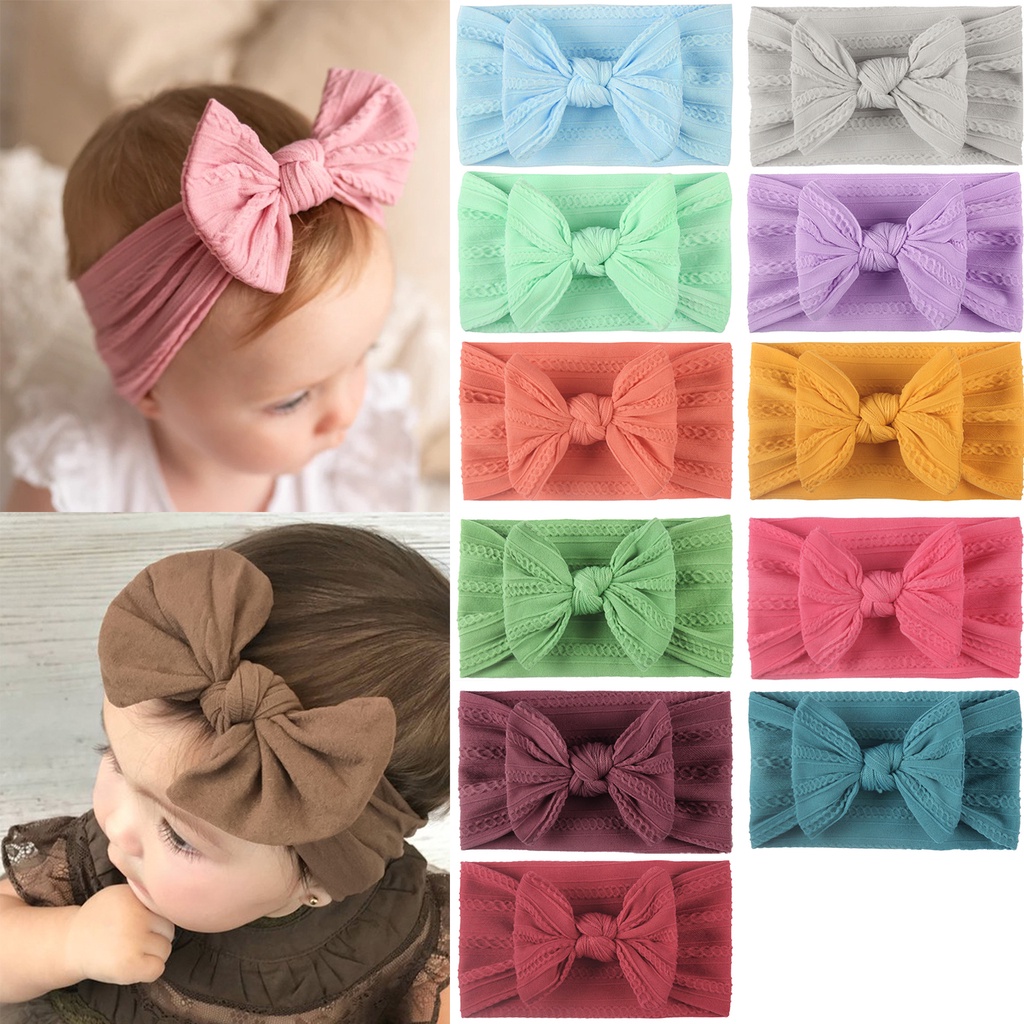 Bandana Kupu Kupu Bayi Perempuan Import Baby Girl Headband Bando Aksesoris Rambut newborn 0 3 6 Bulan