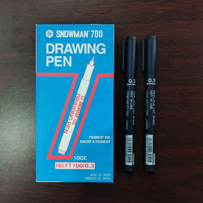 

Pulpen Drawing / Drawing Pen Snowman 0.3