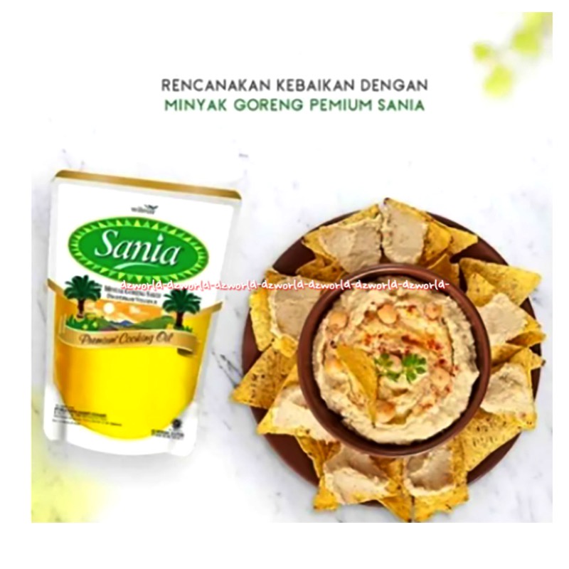 Sania 1L Minyak Goreng Sawit Sanya Migor Untuk Masakan Gorengan Kemasan Pouch Plastik Kelapa Sawit Sannia 1 Litter Refill Isi Ulang