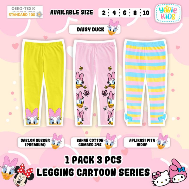 Legging Cartoon Series 2-10T By Yabie Kids