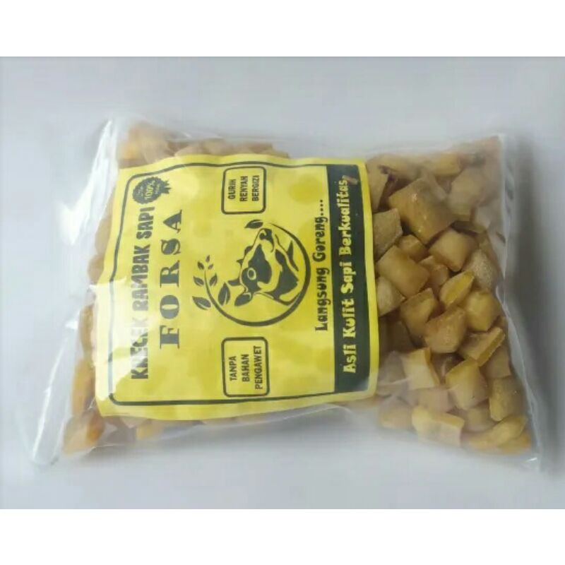 

Snack Sehat - Rambak Kulit Sapi Premium - 500g Gratis