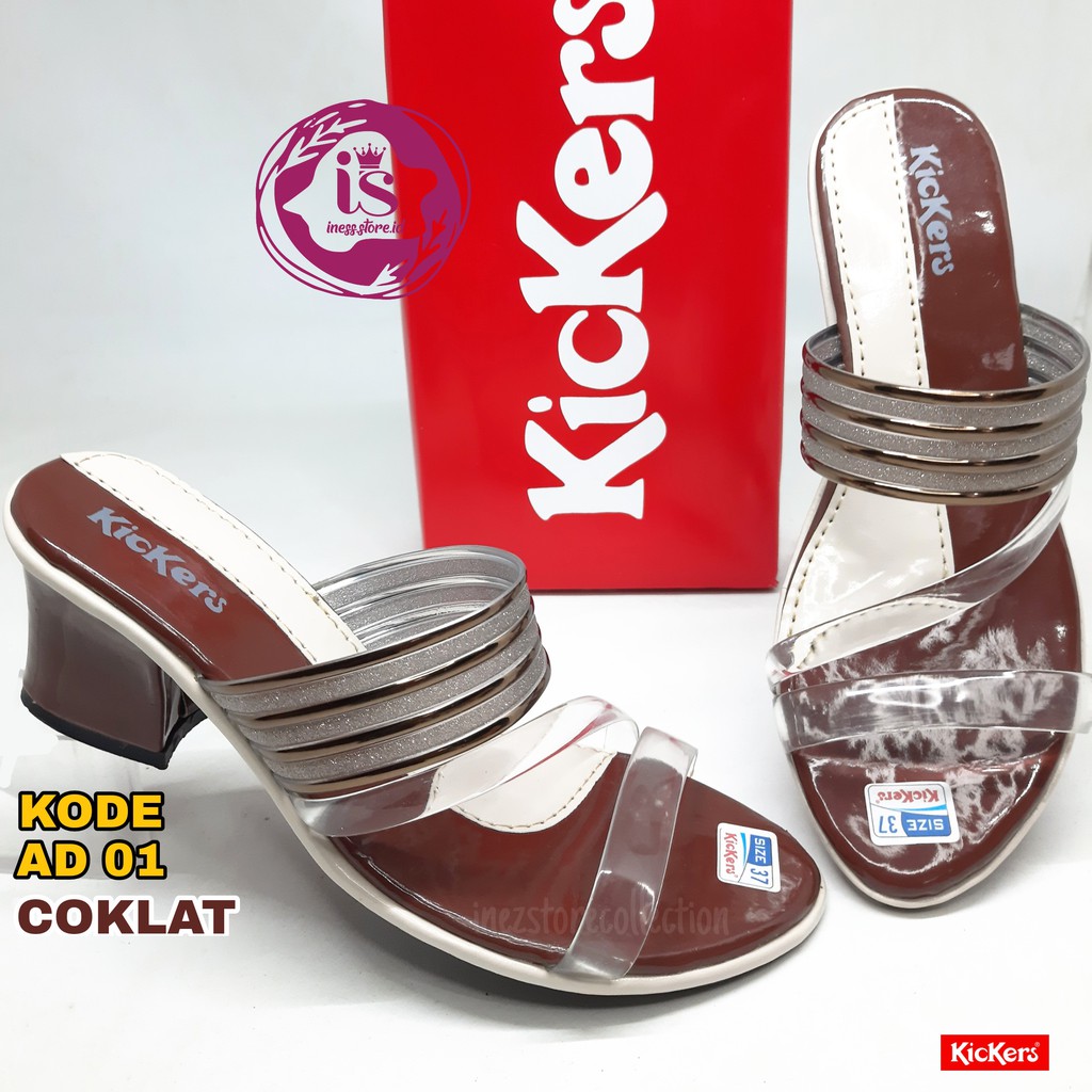 WEDGES SANDAL JELLY WANITA KICKERS AD-01 MURAH GROSIR