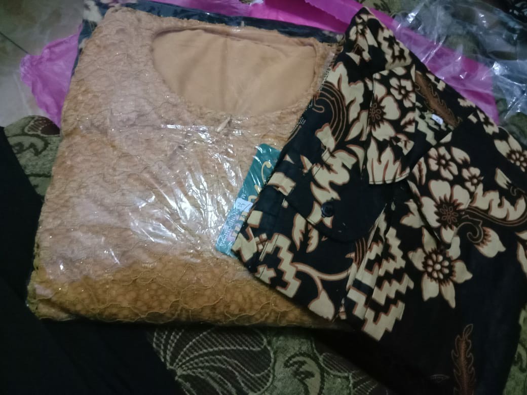 Tasyananu_batik Ipnu-ippnu Couple Gamis Brokat 2564 / Mahardani Couple