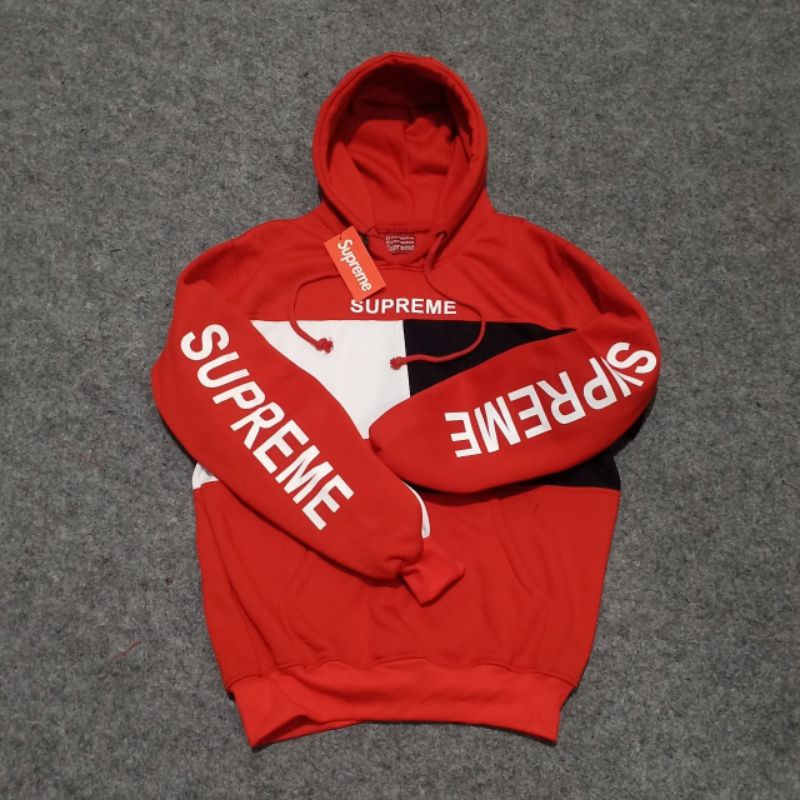 OONLINENAN.JAKET SWEATER HOODIE SUPREME MARK PREMIUM PULL TAG WAS + LEBEL HOODIE SUPREME PRIA WANITA