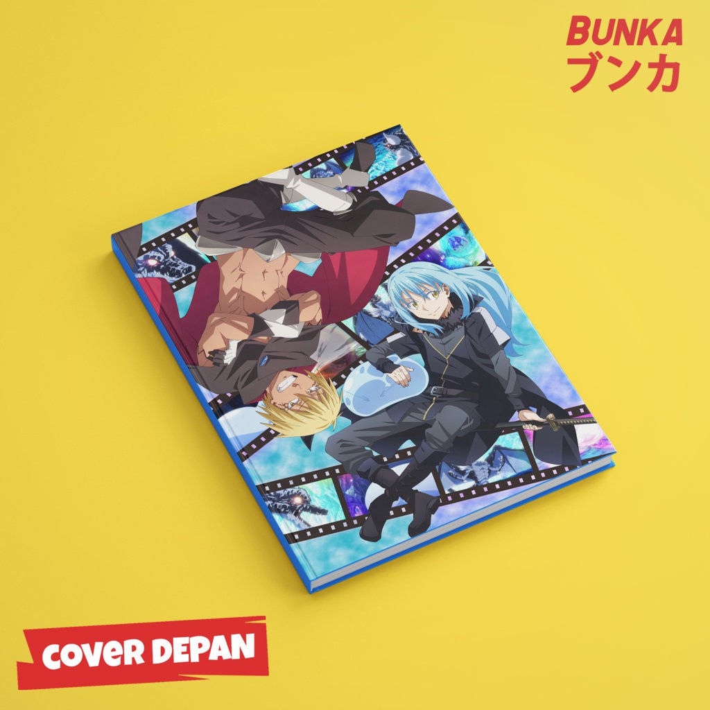 

Notebook Anime Tensei Shitara Slime Rimuru F Hardcover A5 Buku Tulis Catatan Notes Agenda Planner