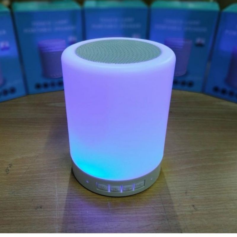 Speaker Bluetooth + Night Lamp Smart Touch Disco Musik Wireless