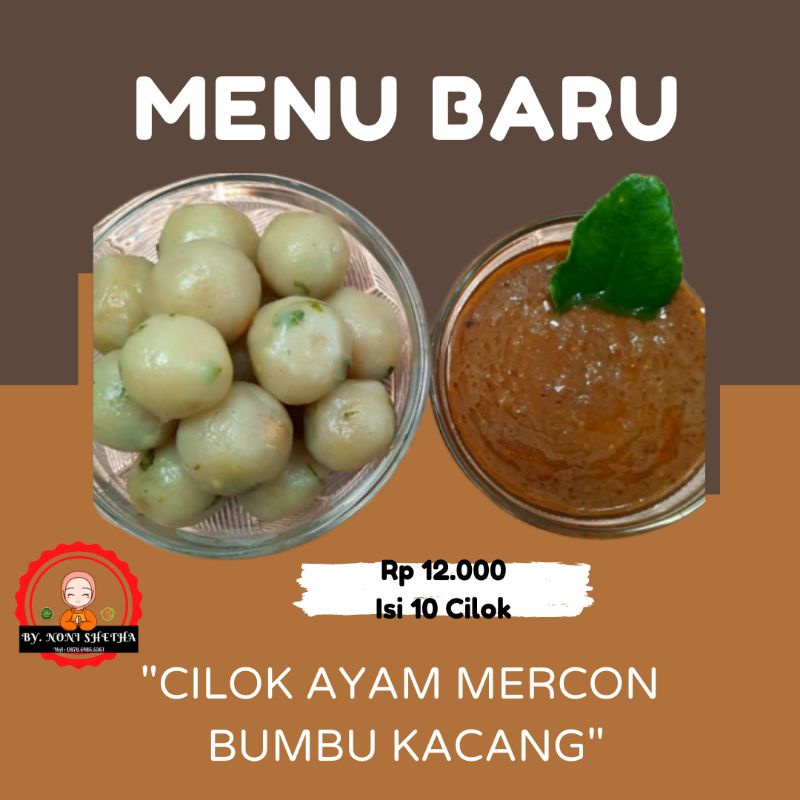 

Cilok Ayam Mercon Free Bumbu Kacang Khas Noni Shetha