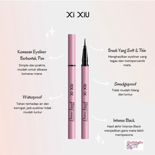 Xi Xiu Divine Liquid Eyeliner Pen With Stamp 3,8ml