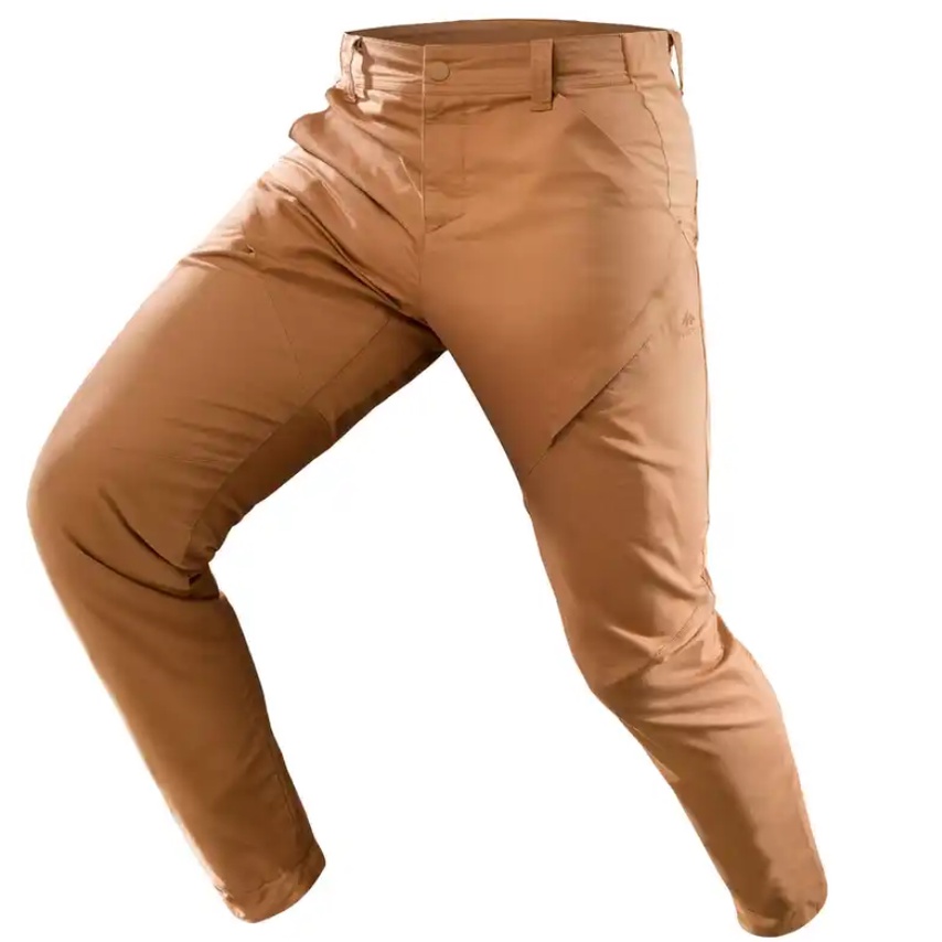 QUECHUA NH500 Celana Panjang Slim Pria Hiking Lembut