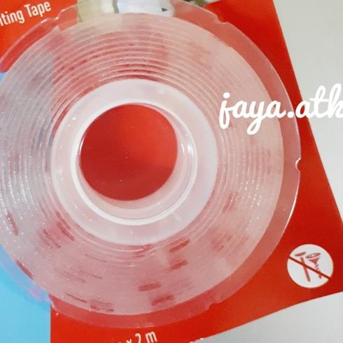 

♥ 3M Scotch Double Foam/Double Tape VHB Mounting Transparan 4010 ֍