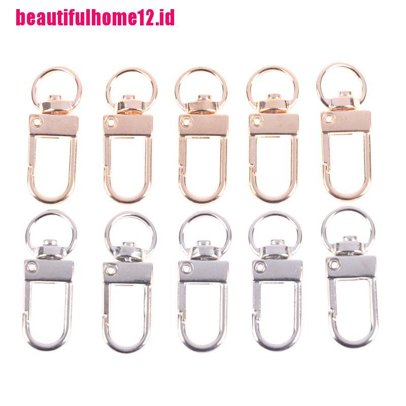 10pcs Kait Lobster Ukuran 13x34mm Untuk Membuat Perhiasan Kalung Dan Gelang Rantai